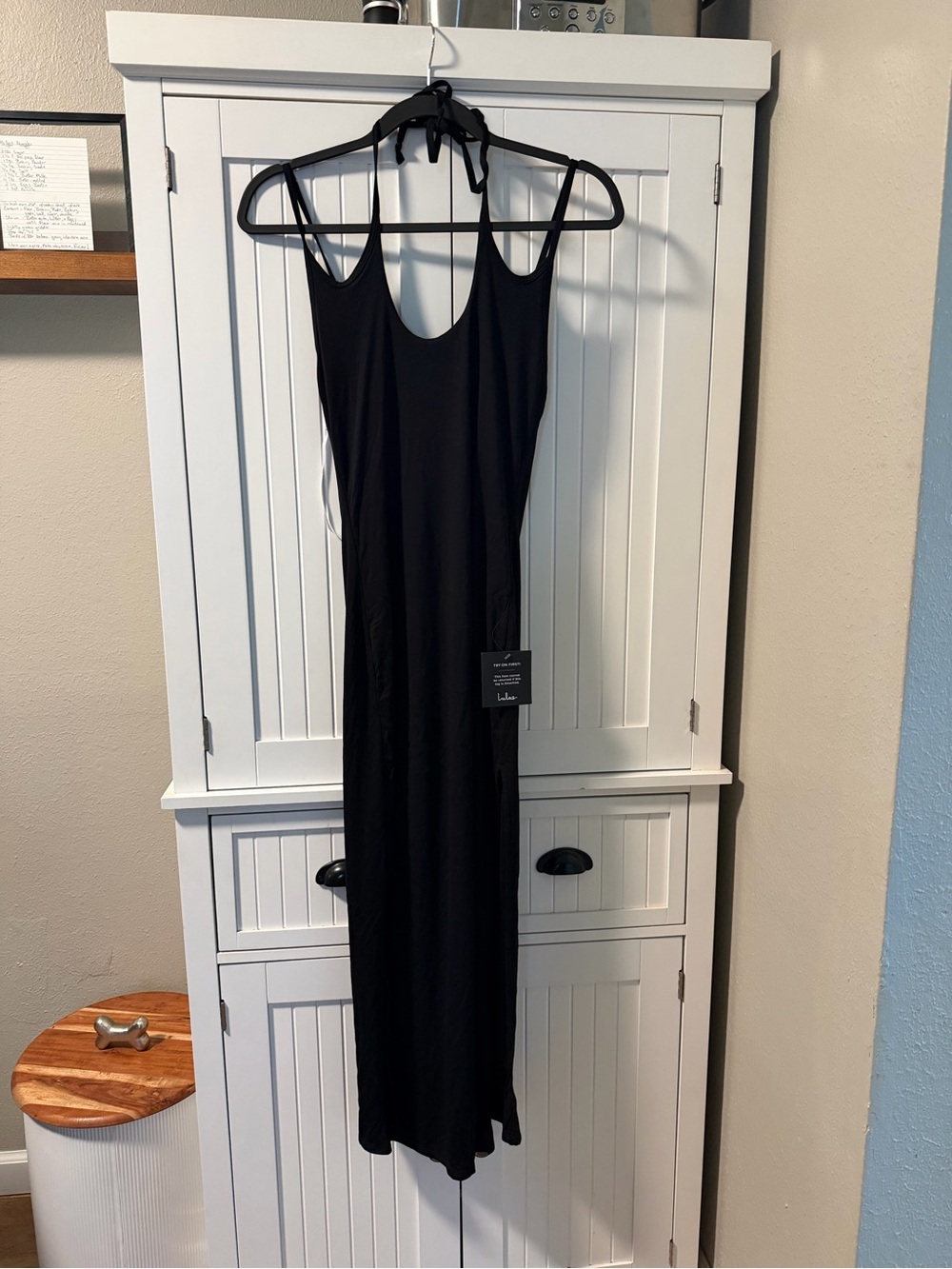 Lulu's Black Sleeveless Maxi Dress